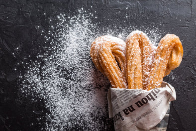 This place is serving Black Churros for Halloween!