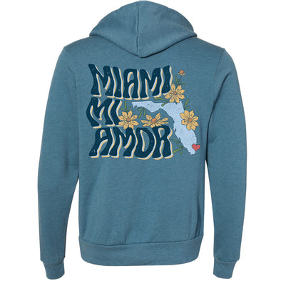 Miami mi Amor Florida Zipper Hoodie