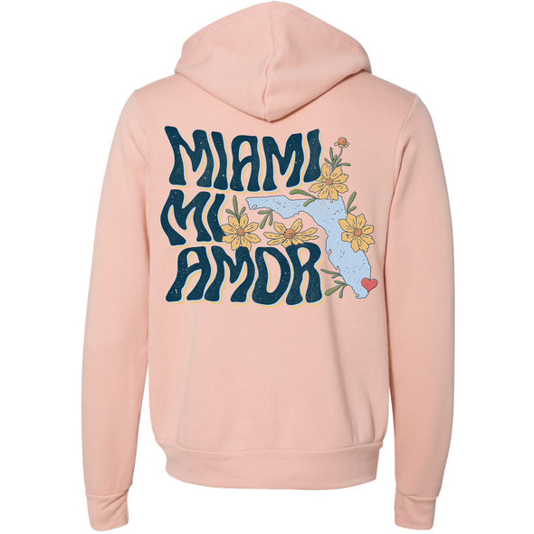 Miami mi Amor Florida Zipper Hoodie