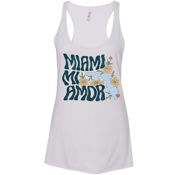 Miami mi Amor Florida Racerback Tank