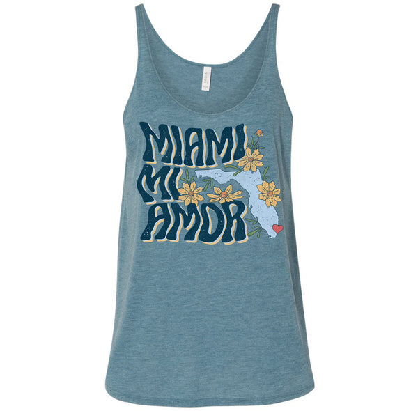 Miami mi Amor Florida Flowy Tank