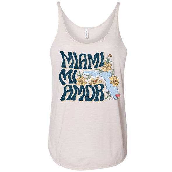 Miami mi Amor Florida Side Slit Tank