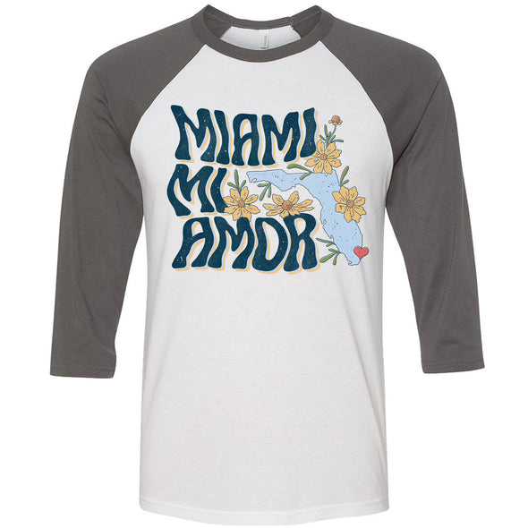 Miami mi Amor Florida Baseball Tee