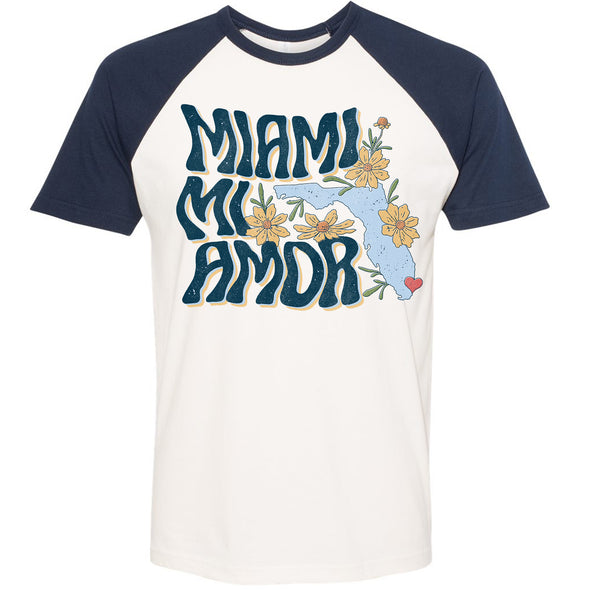 Miami mi Amor Florida Raglan Tee