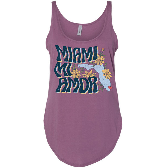 Miami mi Amor Florida Side Slit Tank