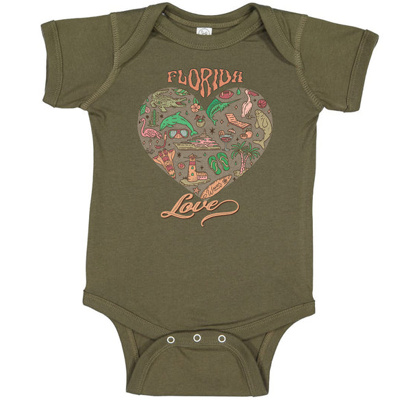 Florida Love Baby Onesie