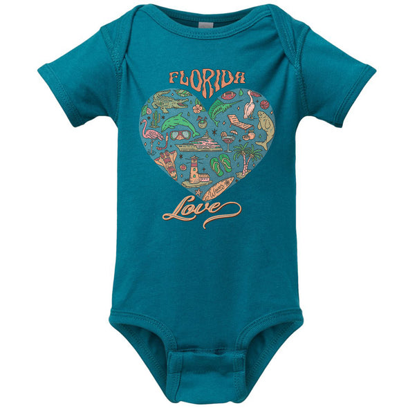 Florida Love Baby Onesie