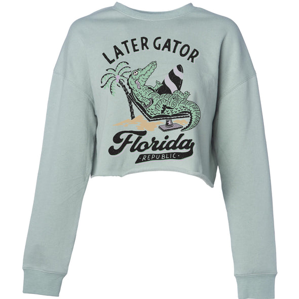 Later Gator Florida Cropped Sweater