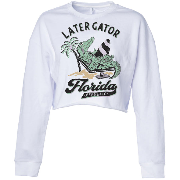 Later Gator Florida Cropped Sweater