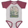 Arizona Desert Baseball Baby Onesie-CA LIMITED