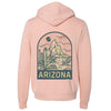 Arizona Desert Zipper Hoodie-CA LIMITED