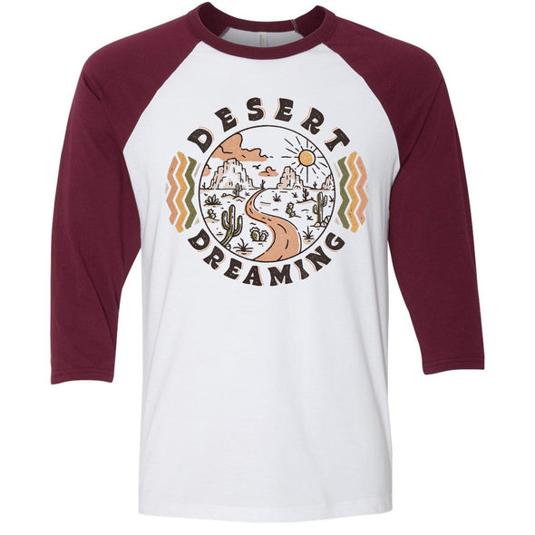 Arizona Dreaming Road Baseball Tee-CA LIMITED