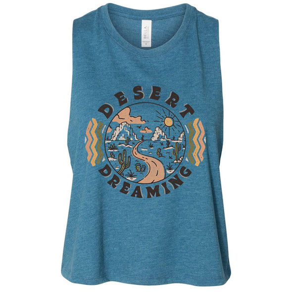 Arizona Dreaming Road Crop Tank-CA LIMITED