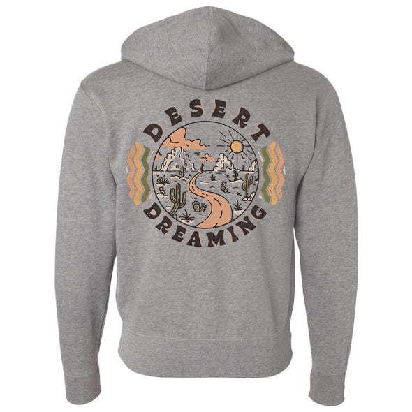 Arizona Dreaming Road Zipper Hoodie-CA LIMITED