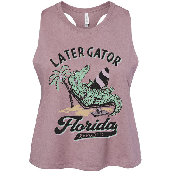 Later Gator Florida Cropped Tank