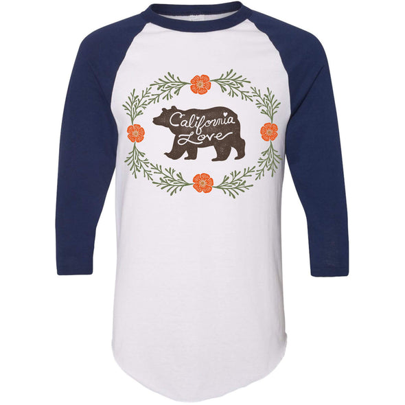 Bear CA Love Baseball Tee-CA LIMITED