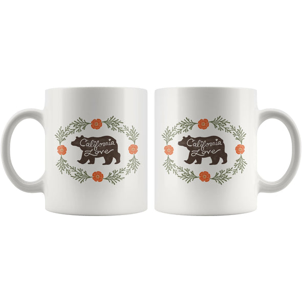 Bear CA Love Ceramic Mug-CA LIMITED