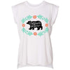 Bear CA Love Rolled Sleeve Tank-CA LIMITED