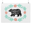 Bear CA Love White Poster-CA LIMITED