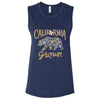 Bear Poppy Blossom Muscle Tank-CA LIMITED