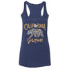 Bear Poppy Blossom Racerback Tank-CA LIMITED