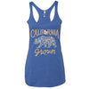 Bear Poppy Blossom Racerback Tank-CA LIMITED