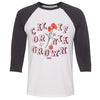 CA Grown Poppies Baseball Tee-CA LIMITED