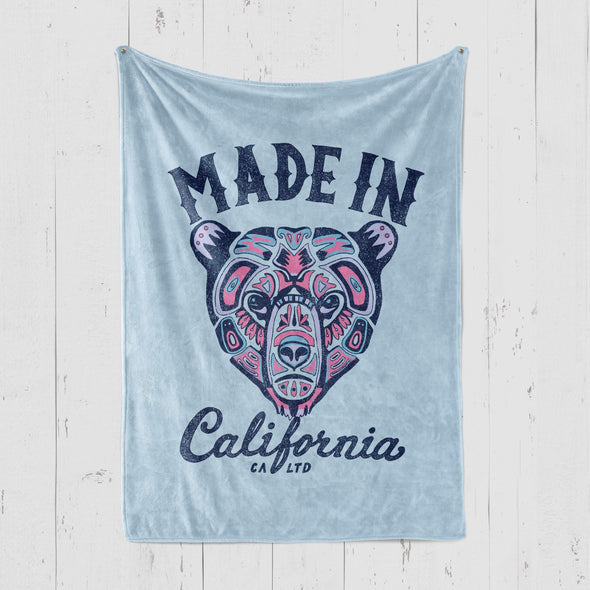 CA Mosaic Bear Blanket-CA LIMITED