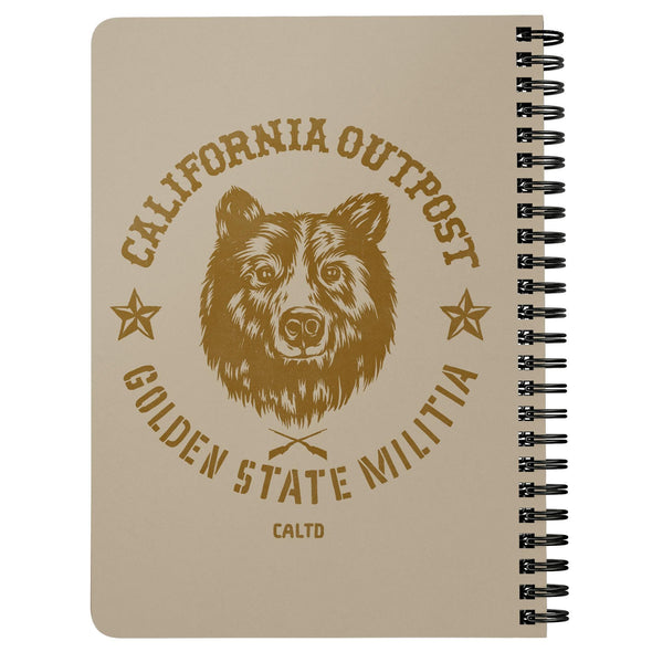 CA Outpost Cream Spiral Notebook-CA LIMITED