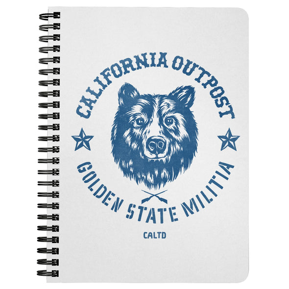 CA Outpost White Spiral Notebook-CA LIMITED