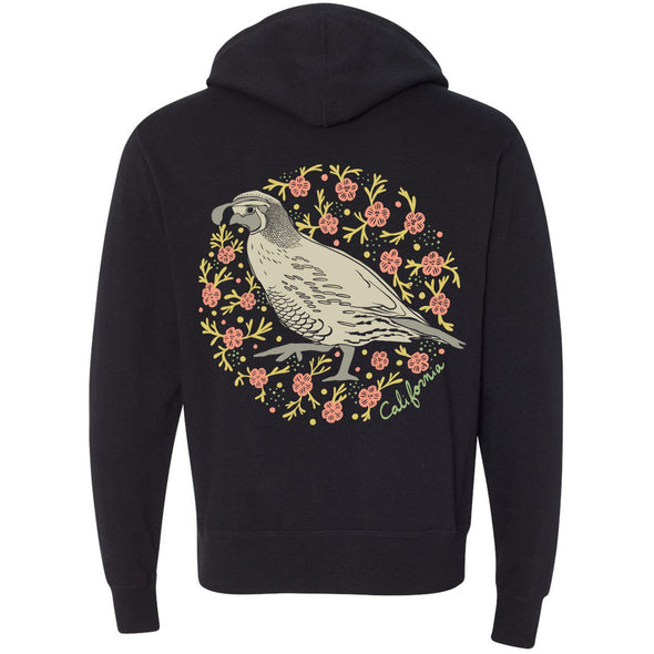 CA Poppy Quail Raglan Zipper Hoodie-CA LIMITED