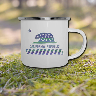 CA Star Flag Camper Mug-CA LIMITED