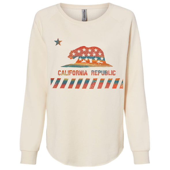 CA Star Flag Crewneck Sweatshirt-CA LIMITED