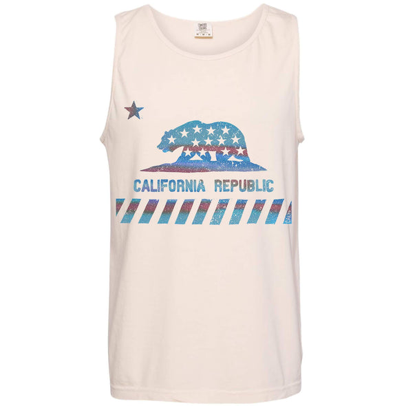 CA Star Flag Men's Tank-CA LIMITED