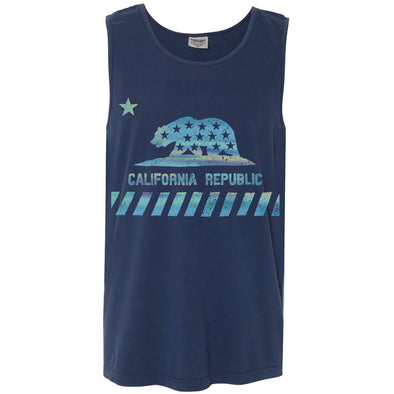 CA Star Flag Men's Tank-CA LIMITED