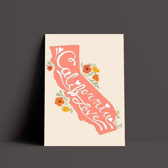 CA State Poppies Poster-CA LIMITED