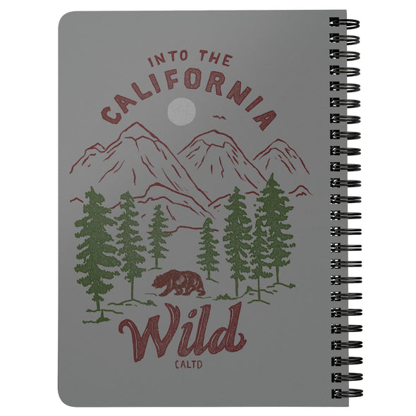 CA Wild Grey Spiral Notebook-CA LIMITED