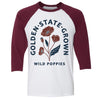 CA Wild Poppies Baseball Tee-CA LIMITED