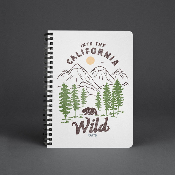 CA Wild White Spiral Notebook-CA LIMITED