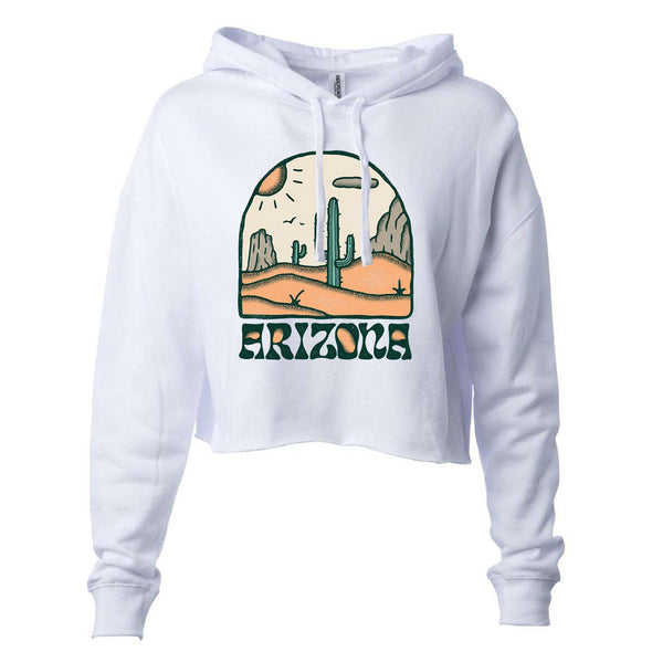 Cactus Arizona Cropped Hoodie-CA LIMITED