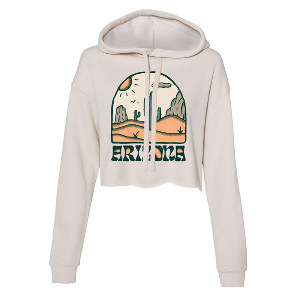 Cactus Arizona Cropped Hoodie-CA LIMITED