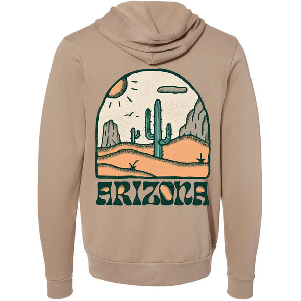 Cactus Arizona Zipper Hoodie-CA LIMITED