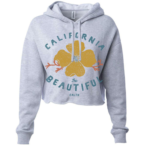 Cali Beautiful Cropped Hoodie-CA LIMITED