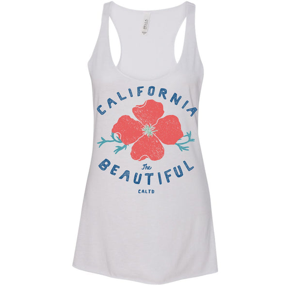 Cali Beautiful Racerback Tank-CA LIMITED