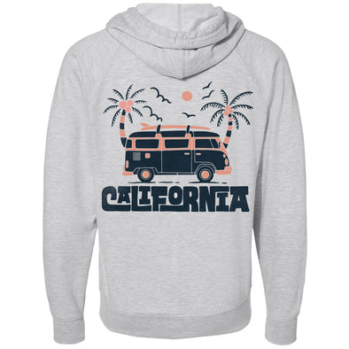 Cali Van Raglan Zipper Hoodie-CA LIMITED