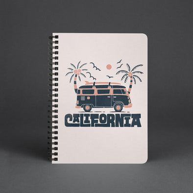 Cali Van Sundae Cream Notebook-CA LIMITED