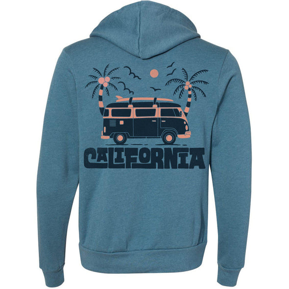 Cali Van Zipper Hoodie-CA LIMITED