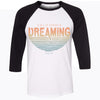 California Dreaming Baseball Tee-CA LIMITED