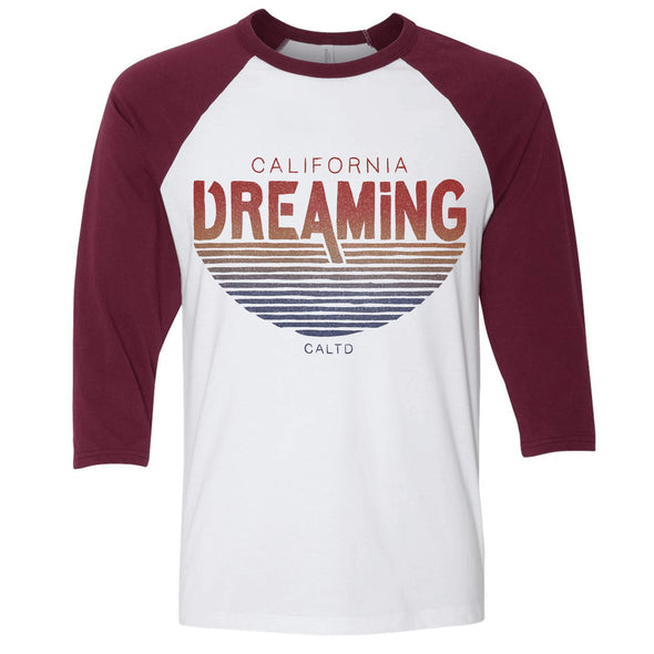 California Dreaming Baseball Tee-CA LIMITED