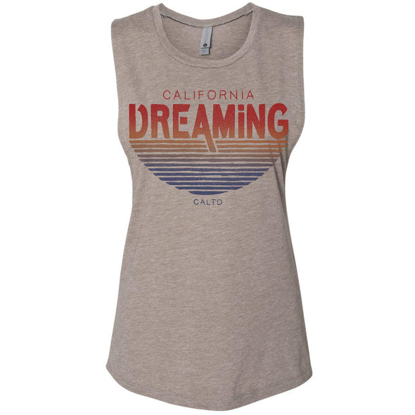 California Dreaming Muscle Tank-CA LIMITED